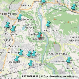 Mappa Via Mattei, 23898 Imbersago LC, Italia (2.94077)