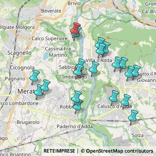 Mappa Via Mattei, 23898 Imbersago LC, Italia (2.026)