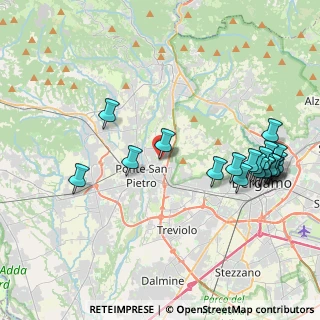 Mappa Via Giorgio Ambrosoli, 24030 Mozzo BG, Italia (4.7085)