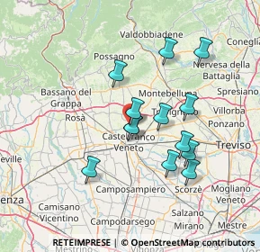 Mappa Via John Fitzgerald Kennedy, 31039 Riese Pio X TV, Italia (12.10231)