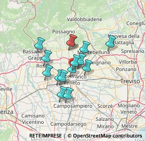 Mappa Via John Fitzgerald Kennedy, 31039 Riese Pio X TV, Italia (9.39)