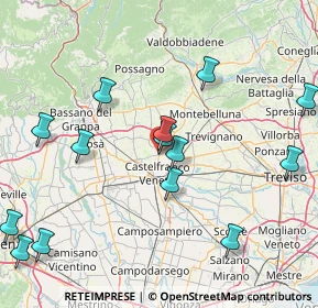 Mappa Via John Fitzgerald Kennedy, 31039 Riese Pio X TV, Italia (18.77)