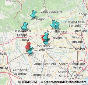 Mappa Via John Fitzgerald Kennedy, 31039 Riese Pio X TV, Italia (10.70364)