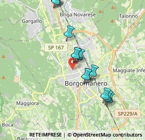 Mappa Via Lagone, 28021 Borgomanero NO, Italia (1.82538)