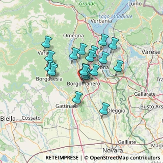 Mappa Via Lagone, 28021 Borgomanero NO, Italia (10.213)