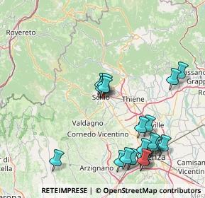 Mappa Via Como, 36015 Schio VI, Italia (18.135)