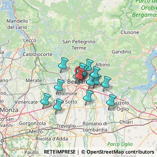 Mappa Via Martiri di Cefalonia, 24121 Bergamo BG, Italia (8.40313)