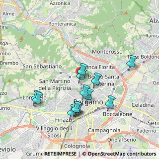 Mappa Via Martiri di Cefalonia, 24121 Bergamo BG, Italia (1.74385)