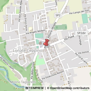 Mappa Piazza Diaz, 8, 21050 Lonate Ceppino, Varese (Lombardia)