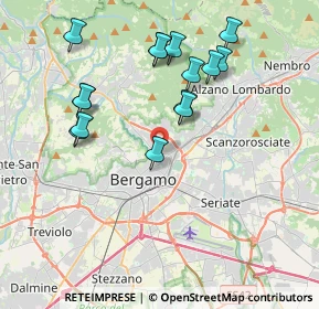 Mappa Borgo Santa Caterina, 24124 Bergamo BG, Italia (3.86067)