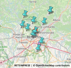 Mappa Borgo Santa Caterina, 24124 Bergamo BG, Italia (5.665)
