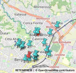 Mappa Borgo Santa Caterina, 24124 Bergamo BG, Italia (1.0105)