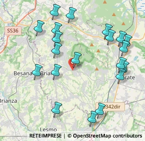 Mappa Via Cuzzi Giuseppe, 23873 Missaglia LC, Italia (4.546)