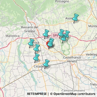Mappa Via Enrico Fermi, 36028 Rossano Veneto VI, Italia (5.44273)