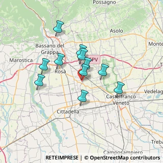 Mappa Via Enrico Fermi, 36028 Rossano Veneto VI, Italia (5.60455)