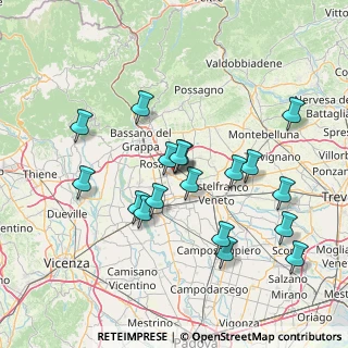 Mappa Via Enrico Fermi, 36028 Rossano Veneto VI, Italia (14.53222)