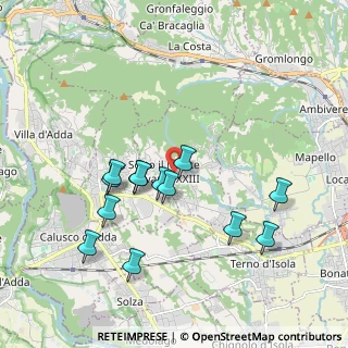 Mappa Via Ambrogio Fumagalli, 24039 Sotto il Monte Giovanni XXIII BG, Italia (1.80692)