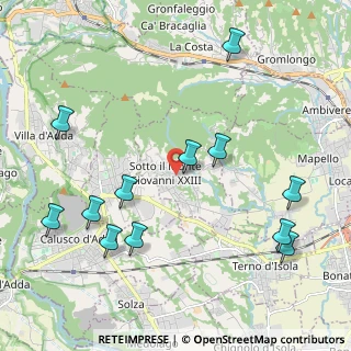 Mappa Via Ambrogio Fumagalli, 24039 Sotto il Monte Giovanni XXIII BG, Italia (2.425)