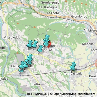 Mappa Via Bercio, 24039 Sotto il Monte Giovanni XXIII BG, Italia (2.04313)