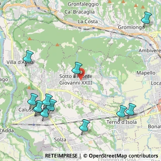 Mappa Via Ambrogio Fumagalli, 24039 Sotto il Monte Giovanni XXIII BG, Italia (2.82917)