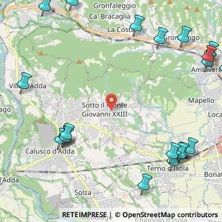 Mappa Via Bercio, 24039 Sotto il Monte Giovanni XXIII BG, Italia (3.3735)