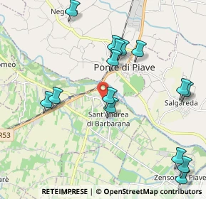 Mappa SP 57, 31048 San Biagio di Callalta TV (2.282)