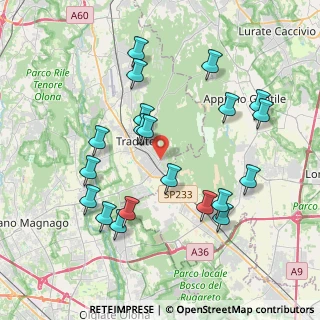 Mappa Via Lodovico Ariosto, 21049 Tradate VA, Italia (4.018)