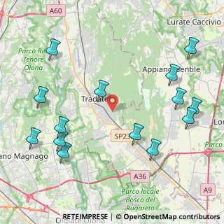 Mappa Via Lodovico Ariosto, 21049 Tradate VA, Italia (5.11643)