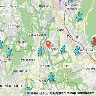 Mappa Via Due Giugno, 21050 Lonate Ceppino VA, Italia (3.25727)