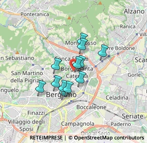 Mappa Via Nazario Sauro, 24124 Bergamo BG, Italia (1.18417)