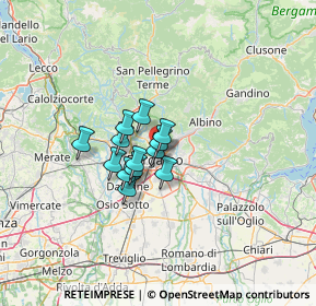 Mappa Via Nazario Sauro, 24124 Bergamo BG, Italia (7.62846)