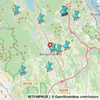 Mappa Via Volontari del Sangue, 28021 Borgomanero NO, Italia (4.81636)