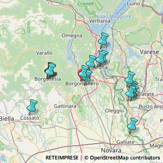 Mappa Via Volontari del Sangue, 28021 Borgomanero NO, Italia (14.99188)