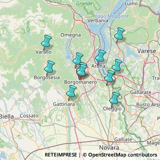 Mappa Via Volontari del Sangue, 28021 Borgomanero NO, Italia (11.52909)