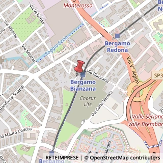 Mappa Via Bianzana, 38, 24124 Bergamo, Bergamo (Lombardia)