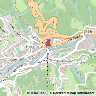 Mappa Via del Donatore, 6, 36076 Recoaro Terme, Vicenza (Veneto)