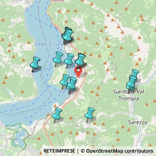 Mappa Via Chiusure, 25057 Sale Marasino BS, Italia (3.578)