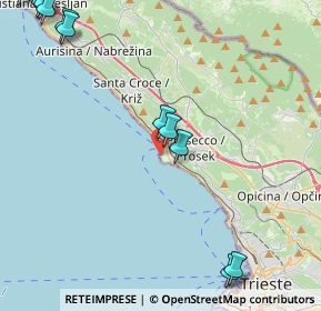 Mappa Riva Massimiliano e Carlotta, 34151 Trieste TS, Italia (6.3275)