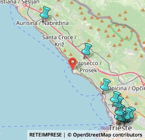 Mappa Riva Massimiliano e Carlotta, 34151 Trieste TS, Italia (6.52833)