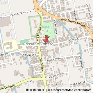 Mappa Via Roma, 17, 36028 Rossano Veneto, Vicenza (Veneto)