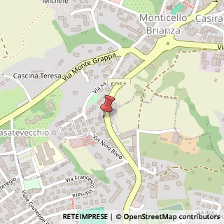 Mappa Via Generale G. Sirtori, 43, 23880 Casatenovo, Lecco (Lombardia)
