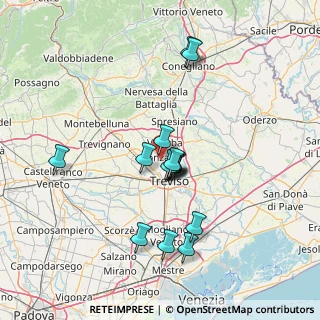 Mappa Via Roma, 31020 Ponzano Veneto TV, Italia (12.17133)