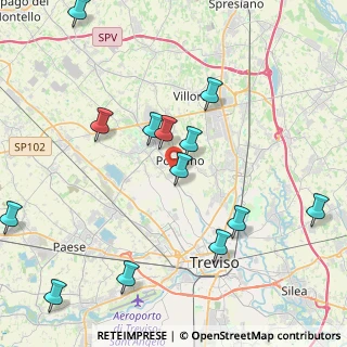 Mappa Via Roma, 31020 Ponzano Veneto TV, Italia (5.05571)