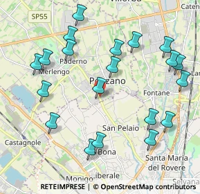 Mappa 31020 Ponzano Veneto TV, Italia (2.291)