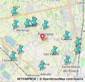Mappa Via Roma, 31020 Ponzano Veneto TV, Italia (2.43429)