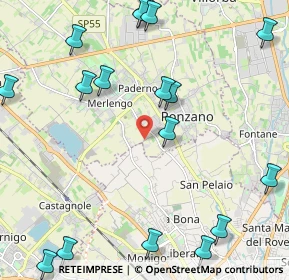 Mappa Strada di Ponzano, 31050 Ponzano Veneto TV, Italia (2.83941)