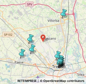 Mappa Strada di Ponzano, 31050 Ponzano Veneto TV, Italia (4.79462)