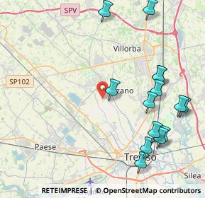 Mappa Strada di Ponzano, 31050 Ponzano Veneto TV, Italia (4.88357)