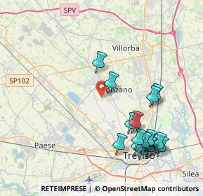 Mappa Strada di Ponzano, 31050 Ponzano Veneto TV, Italia (4.50118)