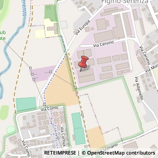 Mappa Via Cervino, 10 G, 22060 Figino Serenza, Como (Lombardia)